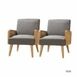 Top 10 😍 Chloé Cane Accent Chair Set of 2 | Karat Home ✨ -Living Room Chairs Sales unnamed file 1109