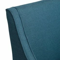 Coupon 👏 Elm Lane Dixon Blue Fabric Swoop Arm Chair ✔️ -Living Room Chairs Sales unnamed file 11097