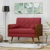 Deals 🔥 Frankie Mid Century Modern Club Chair Red - Christopher Knight Home ⌛ 2 Deals 🔥 Frankie Mid Century Modern Club Chair Red - Christopher Knight Home ⌛ -Living Room Chairs Sales unnamed file 11106