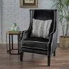 Cheapest ⌛ Eddison Traditional Two-Toned Club Chair - Christopher Knight Home Gray ❤️ -Living Room Chairs Sales unnamed file 11110