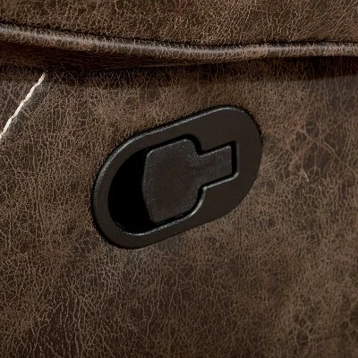 Hot Sale π Dennington Glider Recliner Chair Dark Brown - HOMES: Inside + Out π€© 4 Hot Sale π Dennington Glider Recliner Chair Dark Brown - HOMES: Inside + Out π€© - Image 2