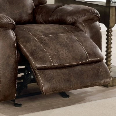 Hot Sale π Dennington Glider Recliner Chair Dark Brown - HOMES: Inside + Out π€© 5 Hot Sale π Dennington Glider Recliner Chair Dark Brown - HOMES: Inside + Out π€© - Image 3