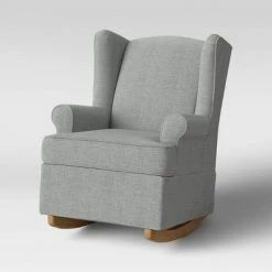Best reviews of 🎁 Baby Relax Brennan Wingback Convertible Rocker Gray 👍 -Living Room Chairs Sales unnamed file 11133