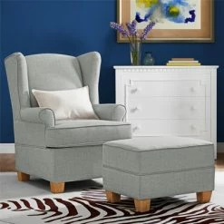 Best reviews of 🎁 Baby Relax Brennan Wingback Convertible Rocker Gray 👍 -Living Room Chairs Sales unnamed file 11138