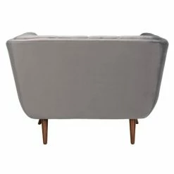 Hot Sale ✔️ Onyx Mid-Century Tufted Club Chair Dark Gray - Safavieh 🎉 -Living Room Chairs Sales unnamed file 11155