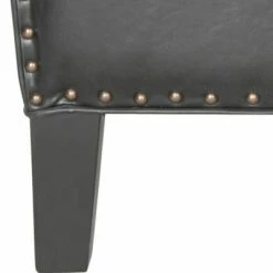 Cheap 🛒 Evander Club Chair Brass Nail Heads - Antique Black - Safavieh 🔔 9 Cheap 🛒 Evander Club Chair Brass Nail Heads - Antique Black - Safavieh 🔔 -Living Room Chairs Sales unnamed file 11163