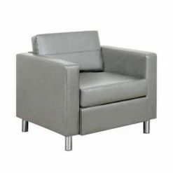 Budget 🔥 Vinyl Club Chair - Global Furniture Black 🔥 -Living Room Chairs Sales unnamed file 11167