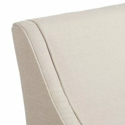 Best Pirce 🛒 Elm Lane Dixon Ivory Fabric Swoop Arm Chair 🧨 -Living Room Chairs Sales unnamed file 1118