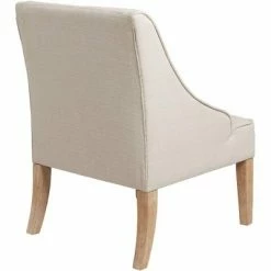 Best Pirce 🛒 Elm Lane Dixon Ivory Fabric Swoop Arm Chair 🧨 -Living Room Chairs Sales unnamed file 1122