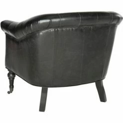 Best reviews of 🤩 Nicolas Tufted Club Chair - Antique Black - Safavieh ⌛ -Living Room Chairs Sales unnamed file 11223