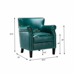 Top 10 💯 Holly Teal Green Club Chair - Comfort Pointe 🔔 -Living Room Chairs Sales unnamed file 11237