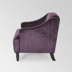 New ⭐ Carleson Glam Velvet Club Chair - Christopher Knight Home Red 🛒 -Living Room Chairs Sales unnamed file 11276