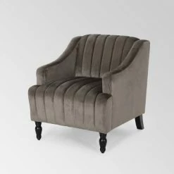 New ⭐ Carleson Glam Velvet Club Chair - Christopher Knight Home Red 🛒 -Living Room Chairs Sales unnamed file 11281