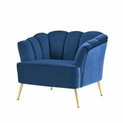 Hot Sale ✨ Aisha Club Chair - Chic Home Design Navy ✨ -Living Room Chairs Sales unnamed file 11344