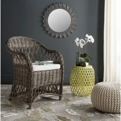 Outlet ⭐ Inez Wicker Club Chair - Safavieh ✔️