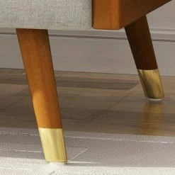 New 😀 Frankie Mid Century Modern Club Chair Beige - Christopher Knight Home 🥰 -Living Room Chairs Sales unnamed file 11355