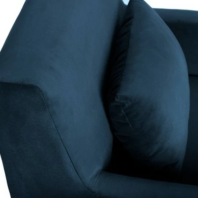 New โจ Oliver Modern Accent Chair - Armen Living Blue Velvet ๐ฏ 5 New โจ Oliver Modern Accent Chair - Armen Living Blue Velvet ๐ฏ - Image 3