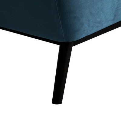 New โจ Oliver Modern Accent Chair - Armen Living Blue Velvet ๐ฏ 6 New โจ Oliver Modern Accent Chair - Armen Living Blue Velvet ๐ฏ - Image 4