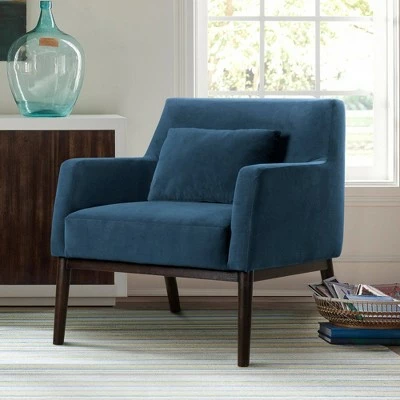 New โจ Oliver Modern Accent Chair - Armen Living Blue Velvet ๐ฏ 7 New โจ Oliver Modern Accent Chair - Armen Living Blue Velvet ๐ฏ - Image 5