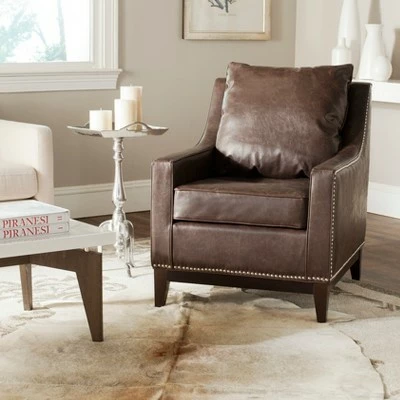 Flash Sale ๐ Colton Club Chair - Antique Brown - Safavieh โค๏ธ 3 Flash Sale ๐ Colton Club Chair - Antique Brown - Safavieh โค๏ธ
