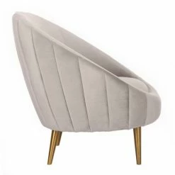 Budget ⌛ Razia Channel Tufted Tub Chair Pale Taupe - Safavieh 🥰 -Living Room Chairs Sales unnamed file 11426