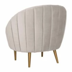 Budget ⌛ Razia Channel Tufted Tub Chair Pale Taupe - Safavieh 🥰 -Living Room Chairs Sales unnamed file 11428