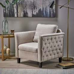 Budget ๐ Clostermen Traditional Club Chair - Christopher Knight Home Beige โจ 9 Budget ๐ Clostermen Traditional Club Chair - Christopher Knight Home Beige โจ -Living Room Chairs Sales unnamed file 11465