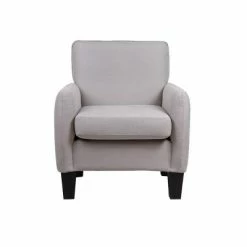 Wholesale 🛒 Simple Relax Linen Accent Armchair in Beige 🥰 -Living Room Chairs Sales unnamed file 11475
