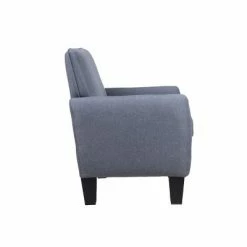 Brand new ❤️ Simple Relax Linen Accent Armchair in Dark Gray 🔔 -Living Room Chairs Sales unnamed file 11481