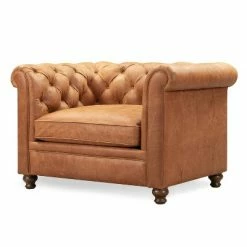 Buy ⌛ Poly & Bark Marseilles Lounge Chair Cognac Tan - Poly & Bark 😀 -Living Room Chairs Sales unnamed file 11489