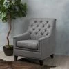 Brand new ⭐ Jaclyn Tufted Club Chair - Christopher Knight Home Gray ⭐ -Living Room Chairs Sales unnamed file 11510