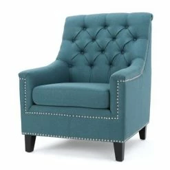 Brand new ⭐ Jaclyn Tufted Club Chair - Christopher Knight Home Gray ⭐ -Living Room Chairs Sales unnamed file 11514