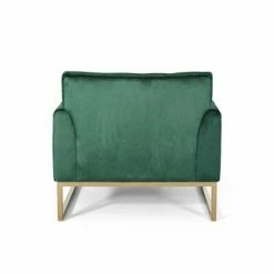 Flash Sale 🧨 Claremont Modern Velvet Armchair - Christopher Knight Home Navy Blue 👍