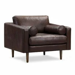 Flash Sale 🤩 Florence Mid-Century Modern Lounge Chair - Poly & Bark Midnight Blue 😀 -Living Room Chairs Sales unnamed file 11553