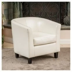 Wholesale 🎉 Preston Club Chair - Christopher Knight Home Ox Blood 😀 -Living Room Chairs Sales unnamed file 11565