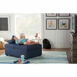 Brand new 🎁 Twin Wales Convertible Sofa Bed - Powell Company Gray ✔️ -Living Room Chairs Sales unnamed file 11588