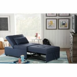 Brand new 🎁 Twin Wales Convertible Sofa Bed - Powell Company Gray ✔️ -Living Room Chairs Sales unnamed file 11591