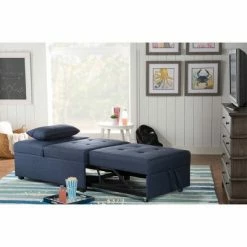 Brand new 🎁 Twin Wales Convertible Sofa Bed - Powell Company Gray ✔️ -Living Room Chairs Sales unnamed file 11592