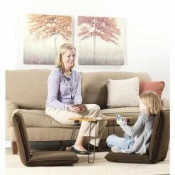 Flash Sale 🛒 Plow & Hearth - Fully Adjustable Five-Position Multiangle Floor Chair, Taupe 🛒 -Living Room Chairs Sales unnamed file 11615