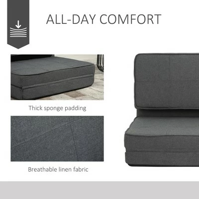 Wholesale ๐ HomCom Folding Floor Sleeper Chair with 5 Adjustable Angles ๐ 4 Wholesale ๐ HomCom Folding Floor Sleeper Chair with 5 Adjustable Angles ๐ - Image 3