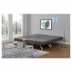 Deals 😉 DHP Eve Linen Upholstered Chaise Lounger - Room & Joy Gray 🌟 -Living Room Chairs Sales unnamed file 11650