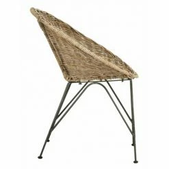 Best reviews of 🌟 Sierra Rattan Accent Chair Gray Wash/Dark Steel - Safavieh 🔥 -Living Room Chairs Sales unnamed file 11665