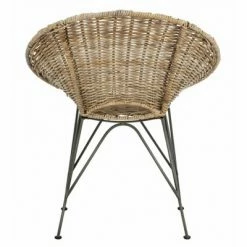 Best reviews of 🌟 Sierra Rattan Accent Chair Gray Wash/Dark Steel - Safavieh 🔥 -Living Room Chairs Sales unnamed file 11666