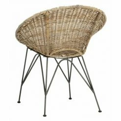 Best reviews of 🌟 Sierra Rattan Accent Chair Gray Wash/Dark Steel - Safavieh 🔥 -Living Room Chairs Sales unnamed file 11667