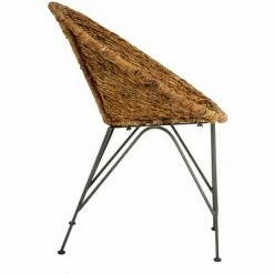 Best Sale ⭐ Sierra Rattan Accent Chair - Natural/Dark Steel - Safavieh 🌟 -Living Room Chairs Sales unnamed file 11673