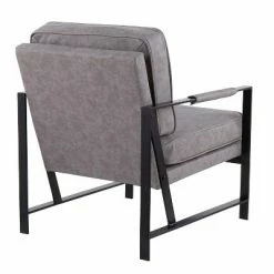 Brand new โจ Franklin Arm Chair Leather/Steel Black/Gray - LumiSource ๐งจ 10 Brand new โจ Franklin Arm Chair Leather/Steel Black/Gray - LumiSource ๐งจ -Living Room Chairs Sales unnamed file 1173
