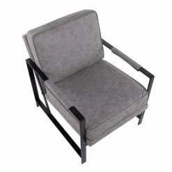 Brand new โจ Franklin Arm Chair Leather/Steel Black/Gray - LumiSource ๐งจ 13 Brand new โจ Franklin Arm Chair Leather/Steel Black/Gray - LumiSource ๐งจ -Living Room Chairs Sales unnamed file 1176