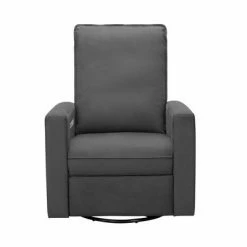 Promo 🎉 Teagan Power Swivel Glider Recliner - Abbyson Living Charcoal Gray ❤️ -Living Room Chairs Sales unnamed file 11782