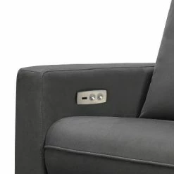 Promo 🎉 Teagan Power Swivel Glider Recliner - Abbyson Living Charcoal Gray ❤️ -Living Room Chairs Sales unnamed file 11783
