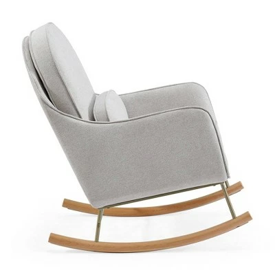 Discount ⭐ Delta Children Ella Rocker with LiveSmart Evolve Fabric Stone Gray/black And Natural Rocker Base 🛒 9 Discount ⭐ Delta Children Ella Rocker with LiveSmart Evolve Fabric Stone Gray/black And Natural Rocker Base 🛒 - Image 7